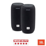 JBL Link Portable Smart Speaker in Black - Twin Pack