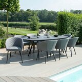 Maze Ambition 9 piece oval dining set