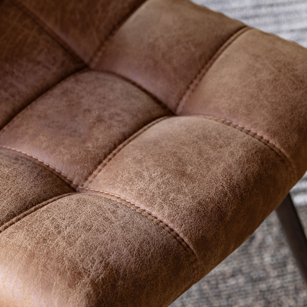 Gallery Darwin Brown Faux Leather Dining Chair, 2 Pack