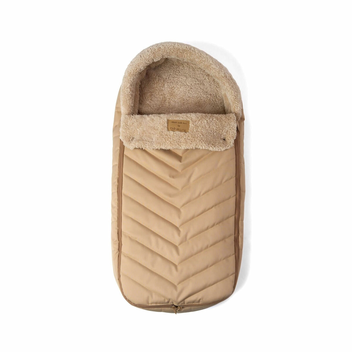 Clair De Lune Snug Universal Pushchair Footmuff, Beige