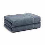 Panda Bamboo & Cotton Blue Hand Towels, 2 Pack