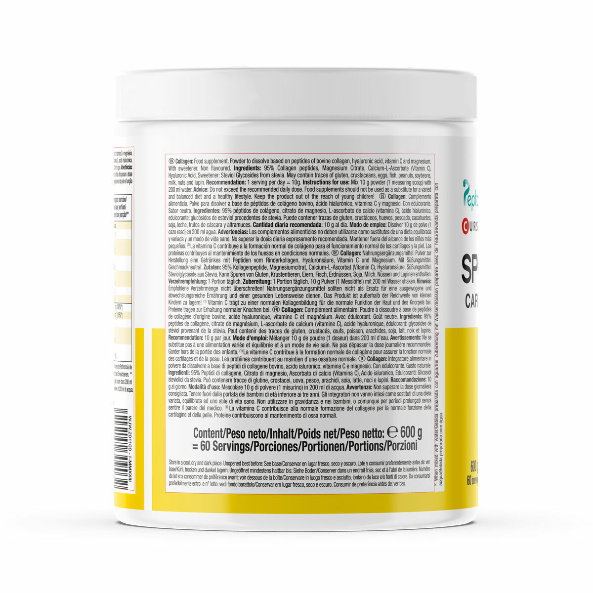 Weider Sports Collagen, Lemon, 600g