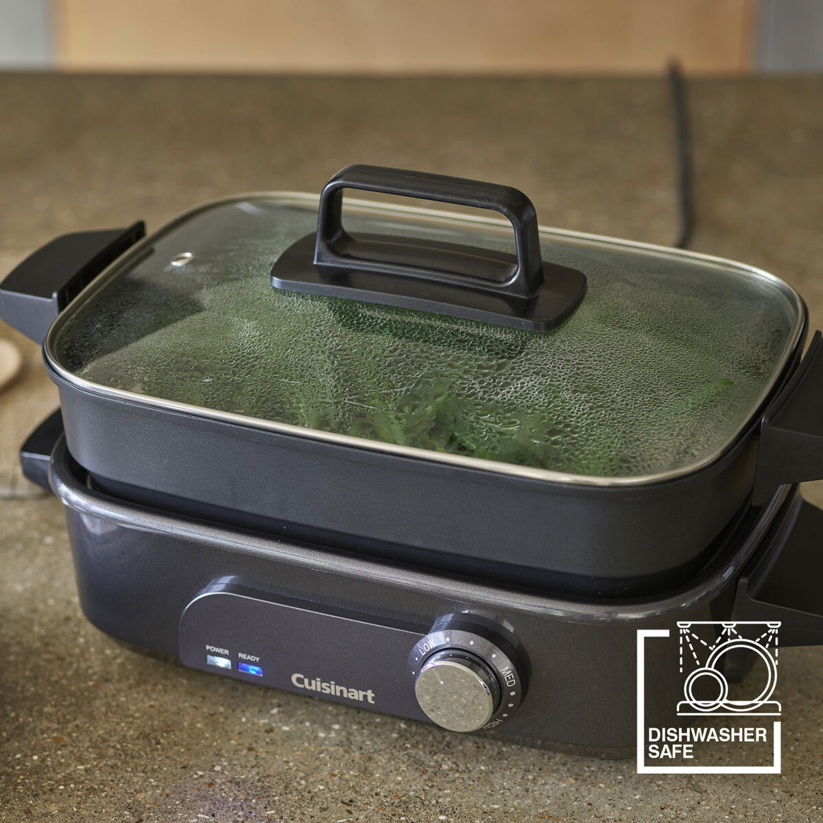 Lifestyle image of Cuisinart 3 in 1 Grill Cook Steam