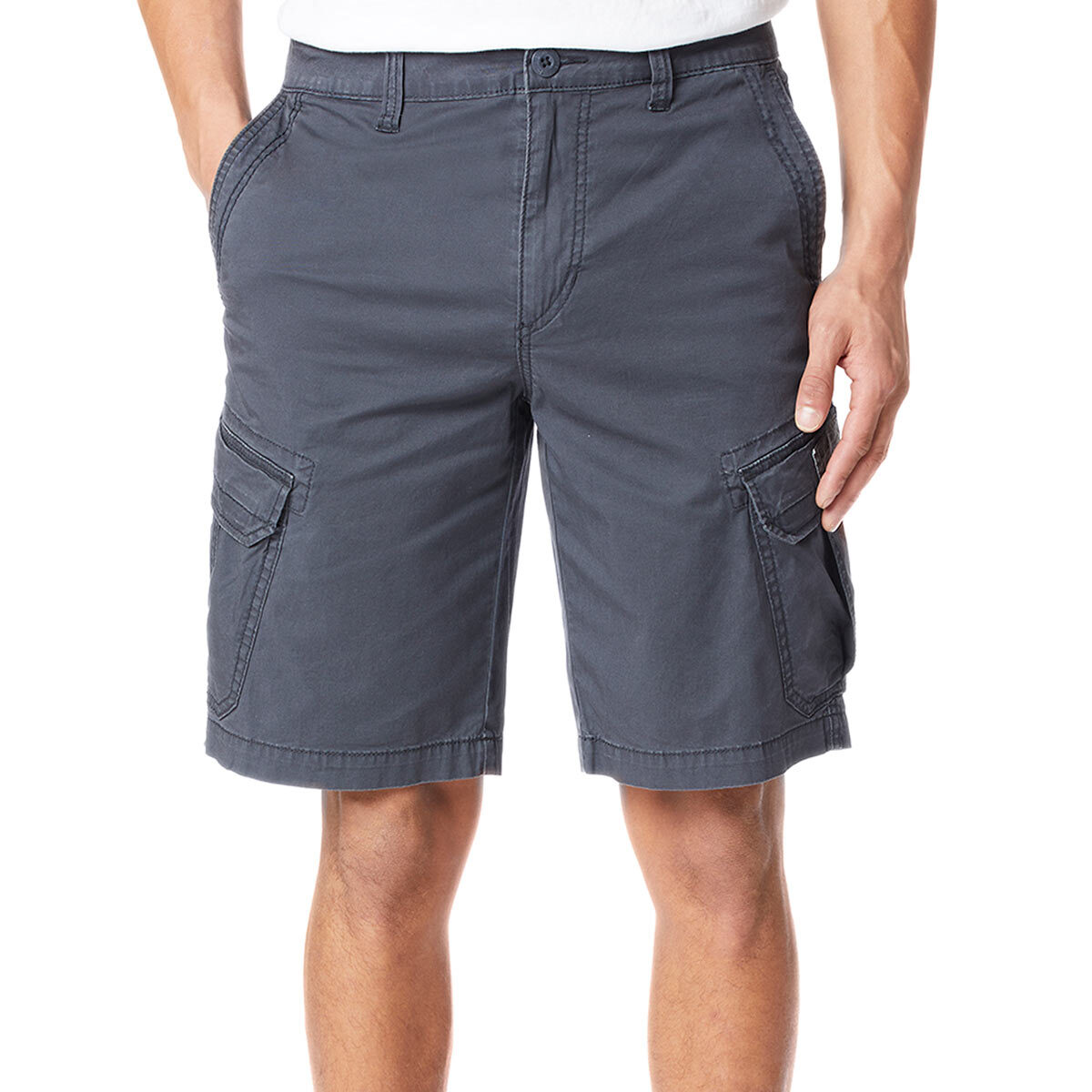 Unionbay Mens Bailey Belted Cargo Short 