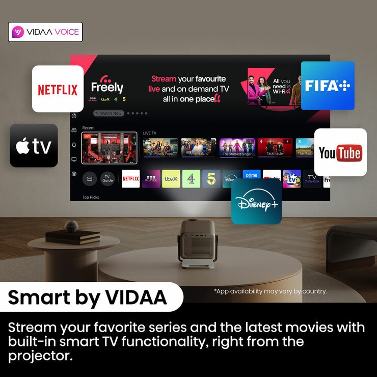 Buy Hisense Smart Mini Projector 4k, M2TUK PRO at Costco.co.uk