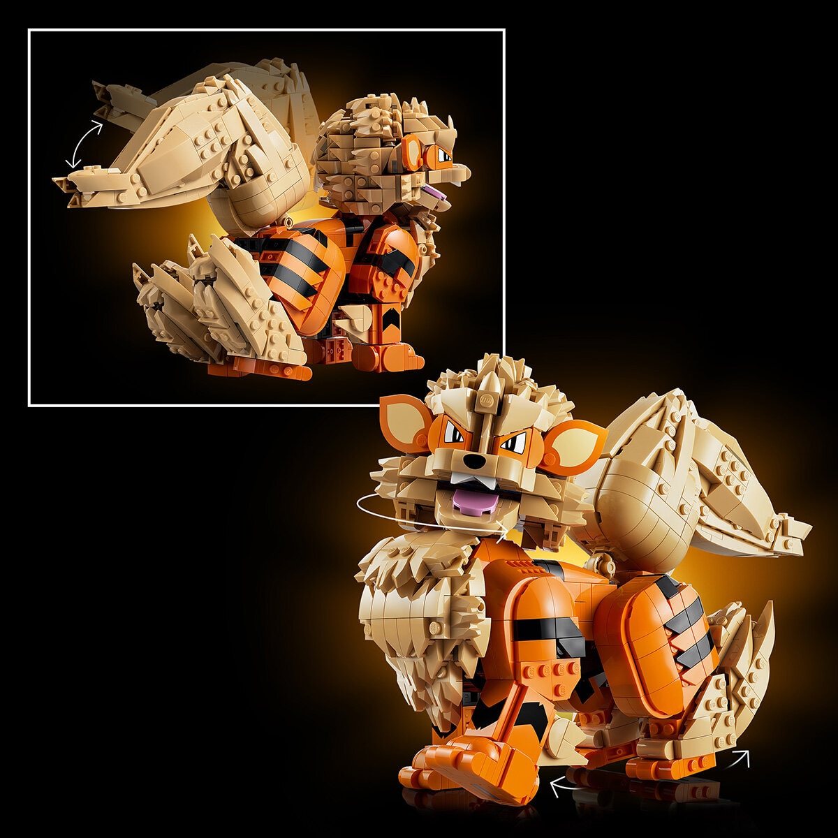 LEGO Pokémon Arcanine - Model 72160 (18+ Years) LEGO Pokémon Arcanine - Model 72160 (18+ Years)