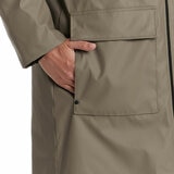 Weatherproof Ladies Long Slicker Jacket in Olive