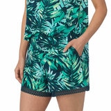 Carole Hochman 3 Piece Pyjama Set In Tropical Green