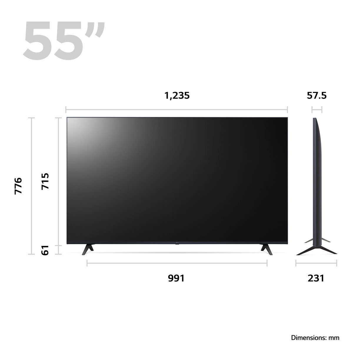 55 Inch TV 