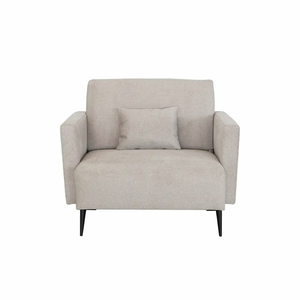 MOONAP Monroe Beige Fabric Loveseat