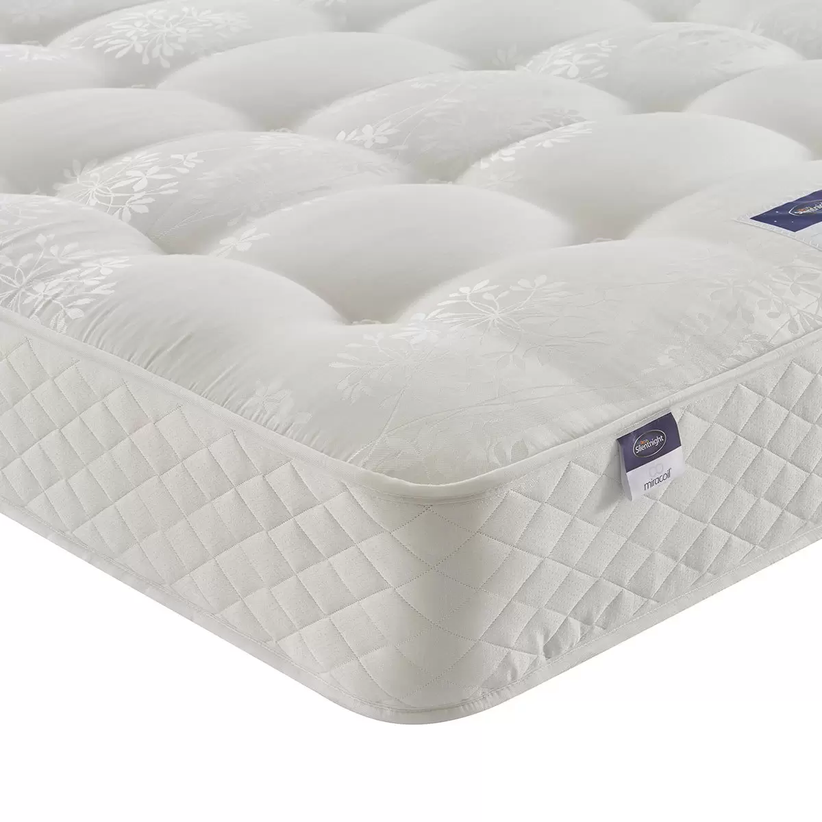 Silentnight miracoil travis tufted clearance ortho double mattress