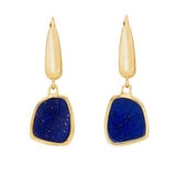 Lapis 14k Yellow Gold Earrings