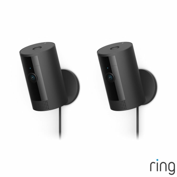 Ring Wired Indoor Camera 2 Pack in Black Ring Wired Indoor Camera 2 Pack in Black
