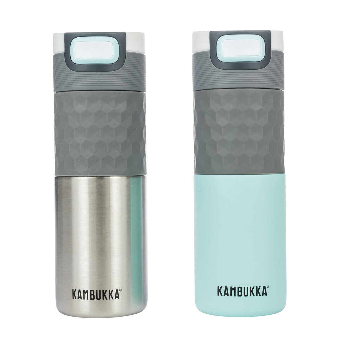 Kambukka 500ml Travel Mug, 2 Pack in Glacier