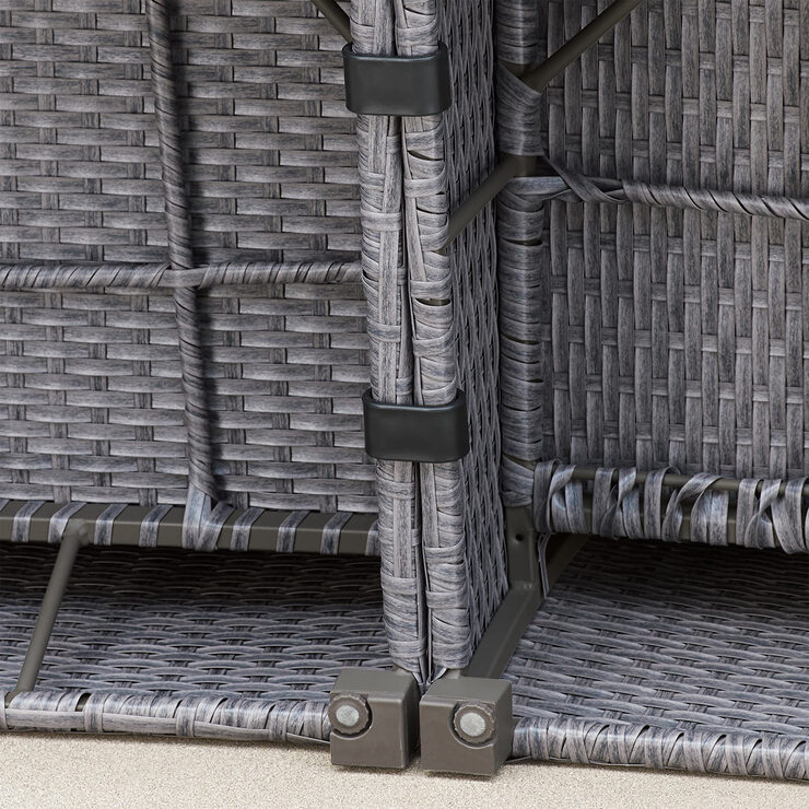 Pacific Casual Westchester 7 Piece Woven Sectional Patio Set Costco UK