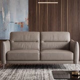 Nicoletti Jupiter Grey Leather 2 Seater Sofa Nicoletti Jupiter Grey Leather 2 Seater Sofa