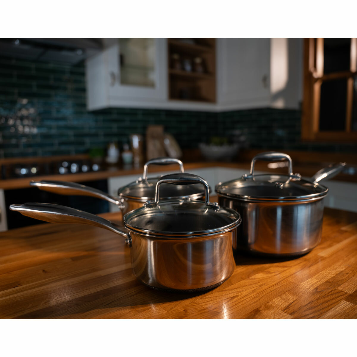PRO STEEL Fusion 6 Piece Saucepan Set 3