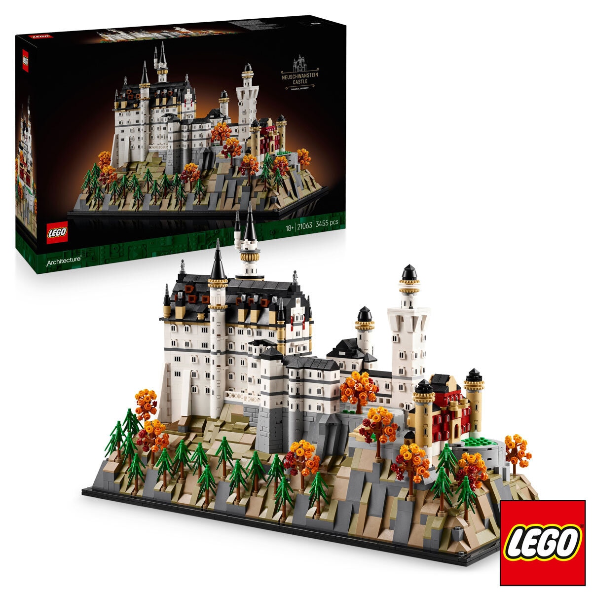 LEGO Architecture Neuschwanstein Castle - Model 21063 (18+ Years)