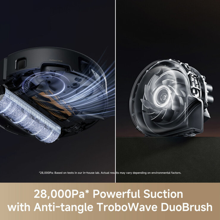 Lifestyle image of MOVA Z60 Ultra Roller Complete Robot with anti tagle brush