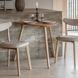 Gallery Hatfield Natural Small Dining Table, Seats 2