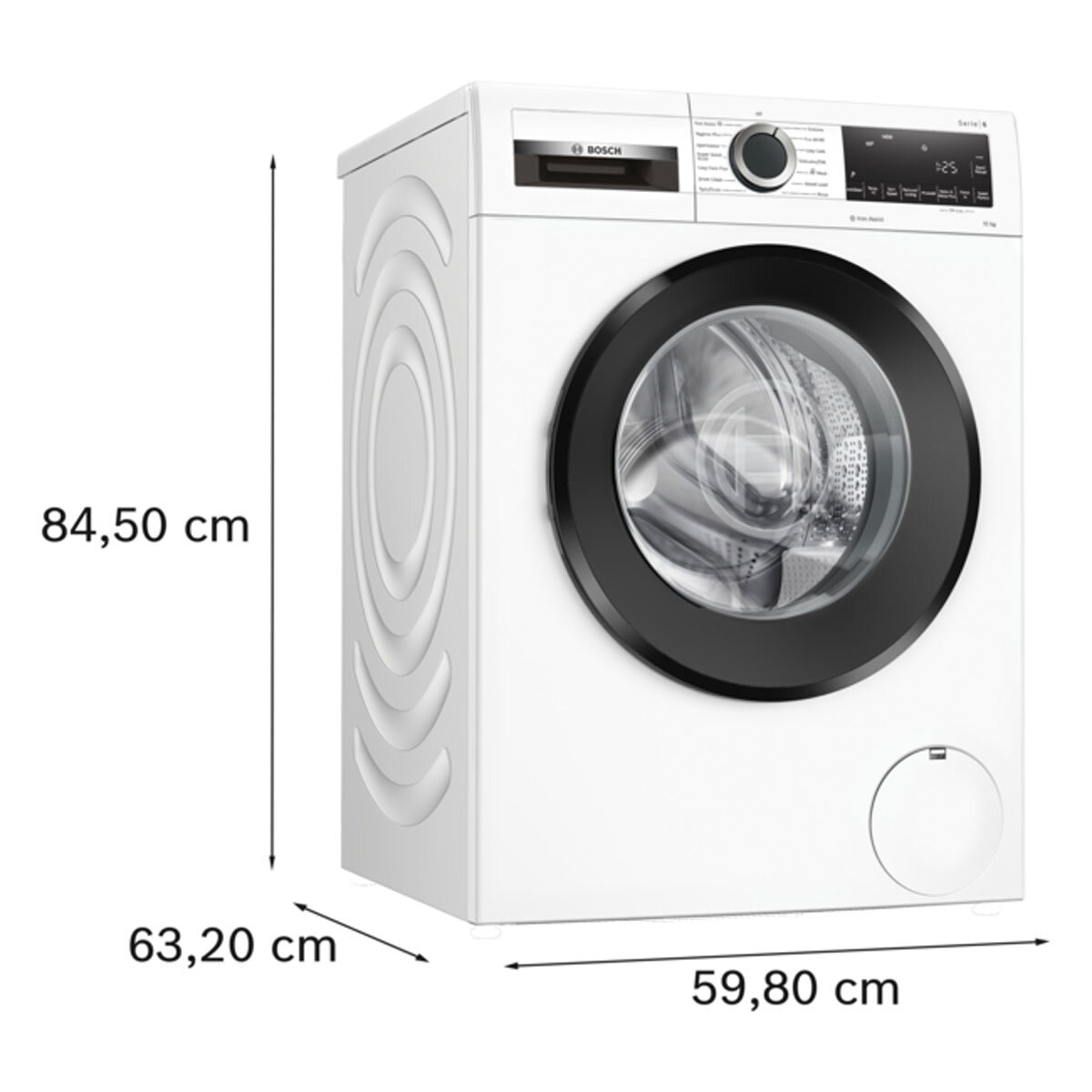 Bosch Series 6 WGG254Z0GB Washing Machine, 10kg Capacity, A Rated in White