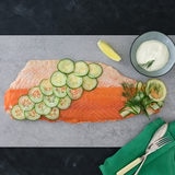 Coln Valley Poached Scottish Salmon Dressed with Smoked Salmon, 1.1kg (Serves up to 15)