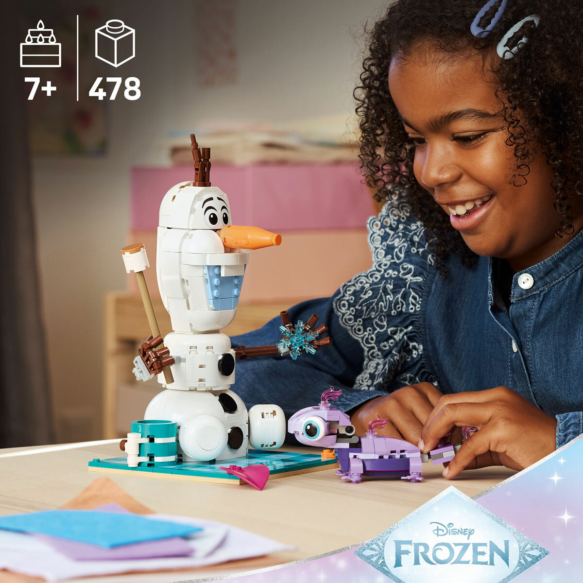 LEGO Frozen Olaf and Bruni's Picnic Fun - Model 43287 (7+ Years)