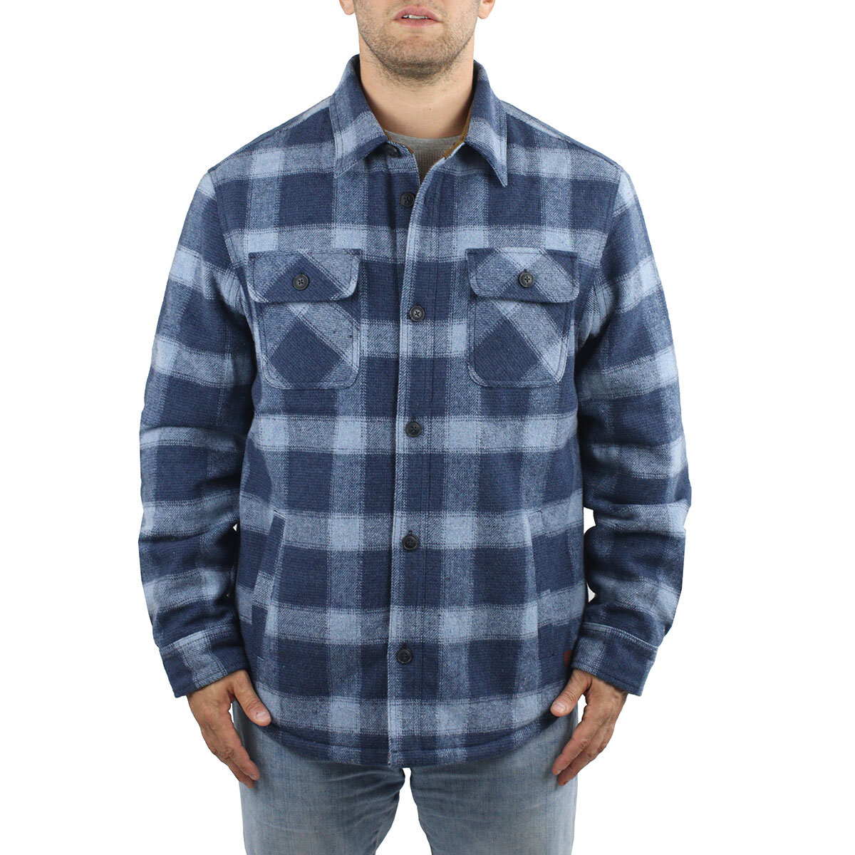 Flannel clearance jacket costco