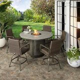 Oakland 7pc High Dining Fire Table Set