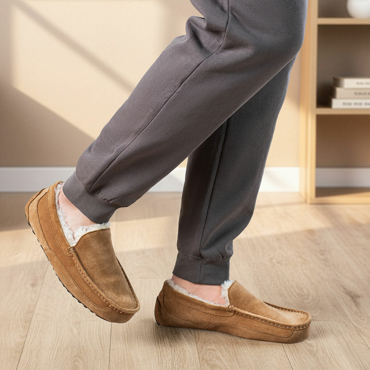 Bowron Men's Moccasin Slippers