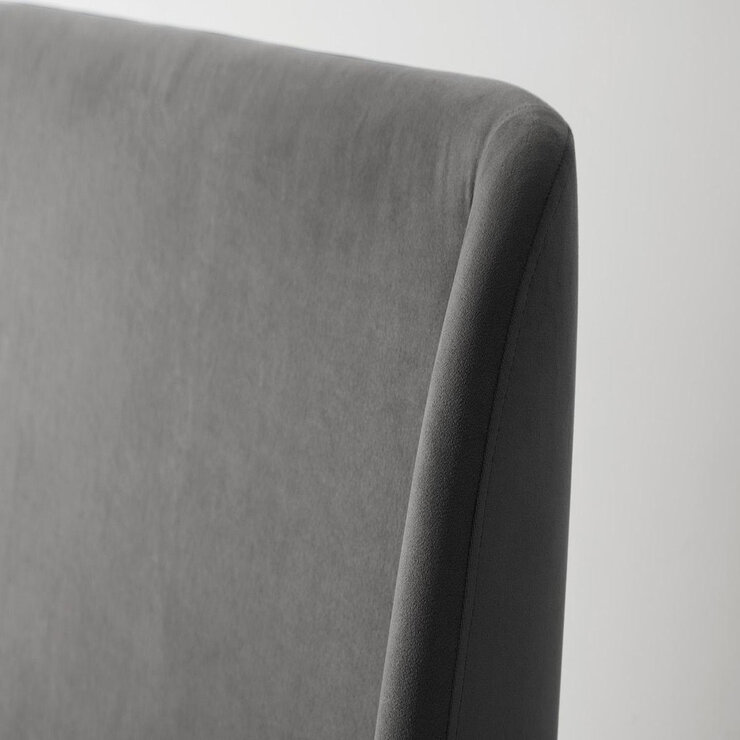 Swyft Bed 02 Charcoal Grey Velvet Bed Frame in 3 Sizes