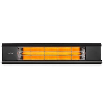 Veito Aero 2500 Indoor And Outdoor Carbon Infrared Heater - Black