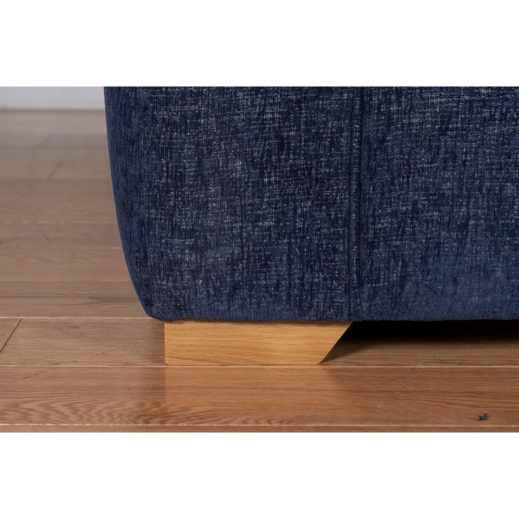 Lorna Navy Fabric Sofa Bed with 2 Accent Pillows Costco UK