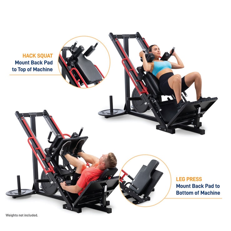 Marcy MWM-0418 Leg Press and Squat Machine