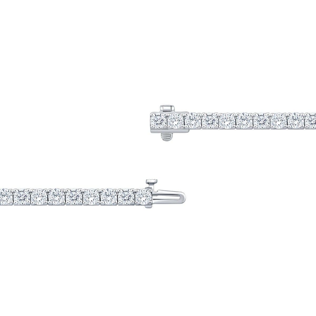 7.00ctw Diamond Tennis Bracelet, 18ct White Gold