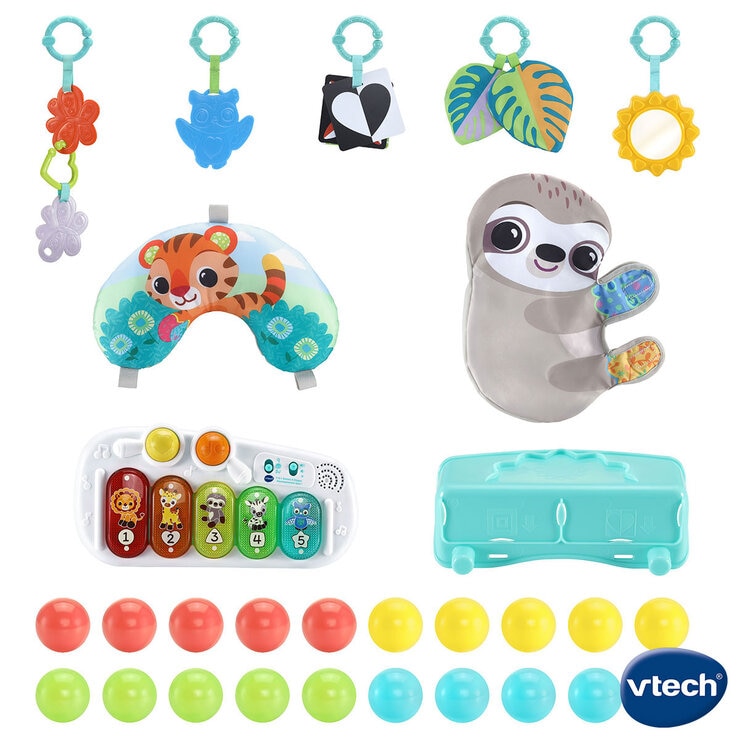 VTech 7-in-1 Touch & Feel Sensory Play Gym (0+ Years) VTech 7-in-1 Touch & Feel Sensory Play Gym (0+ Years)
