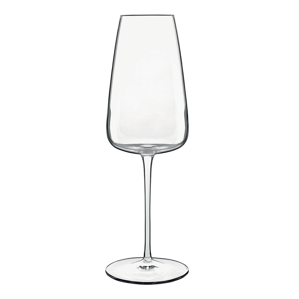 Luigi Bormioli Talismano Crystal Flute Glasses, 400ml, 8 Pack