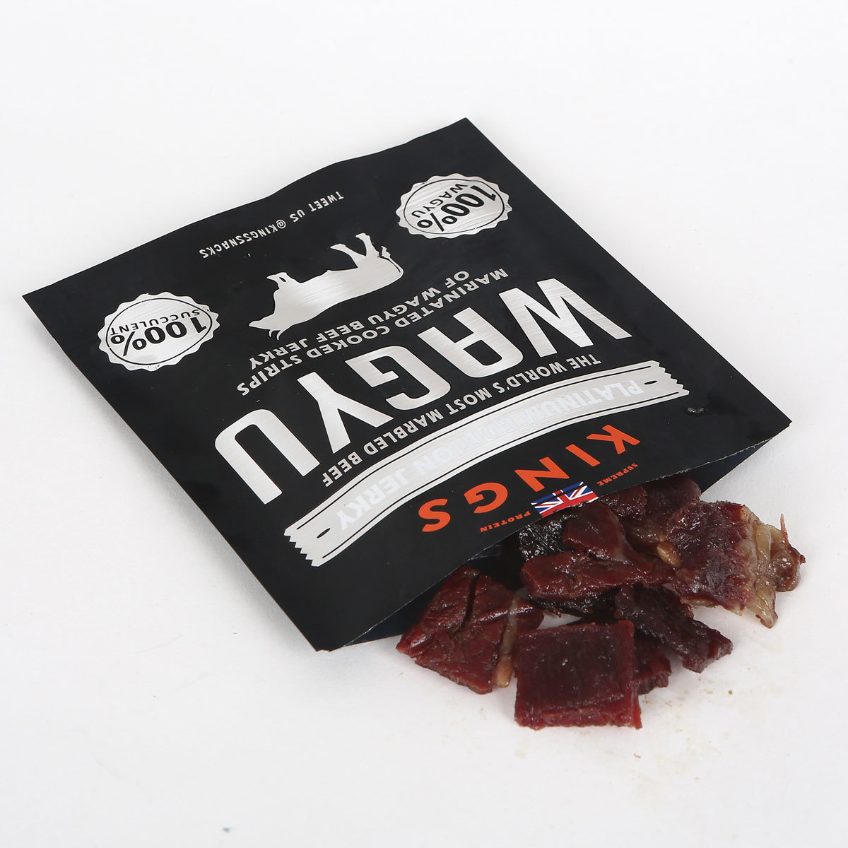 Kings Platinum Edition Wagyu Beef Jerky, 16 x 25g