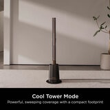 Lifestyle image of  Shark TurboBlade Multi-Directional Cooling Fan in cool tower mode