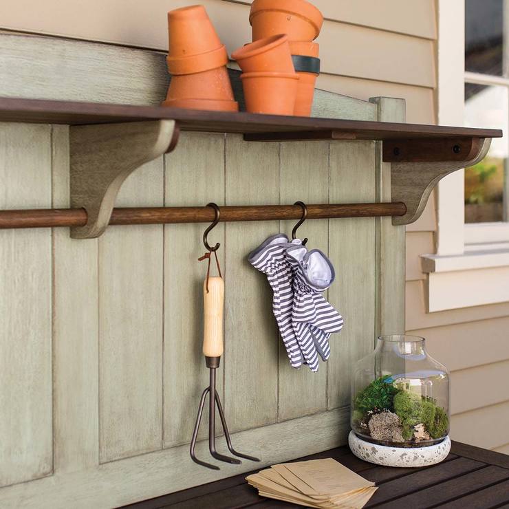 Costco Potting Bench For Sale Pike and Main Outdoor 5ft 4" (163cm) Wooden Potting Bench | Costco UK