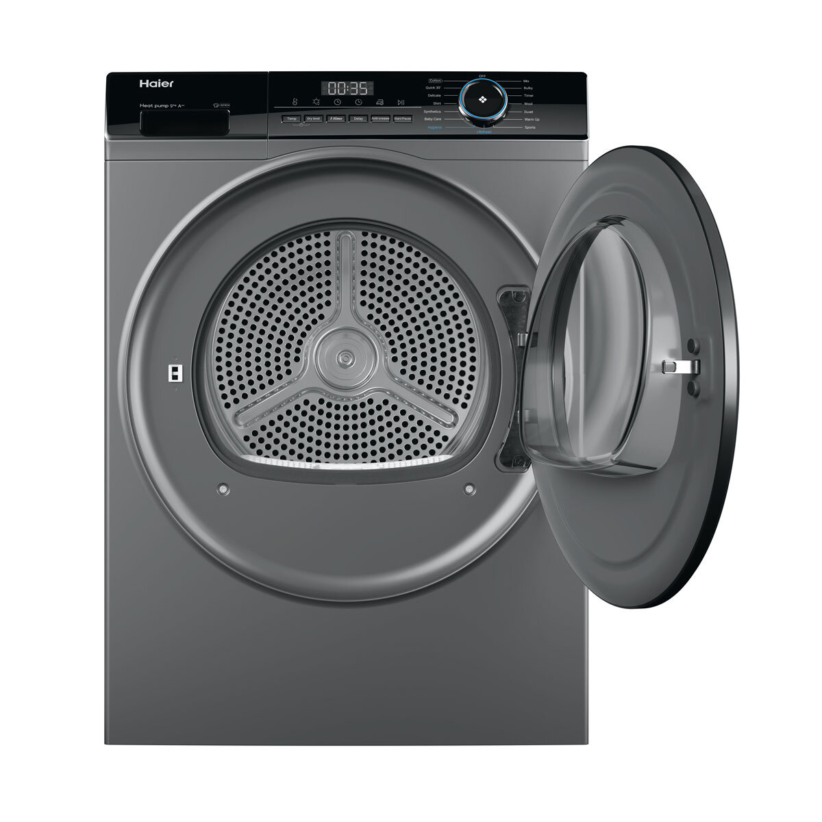 Haier HD90-A2939 9kg Heat Pump Dryer in Graphite