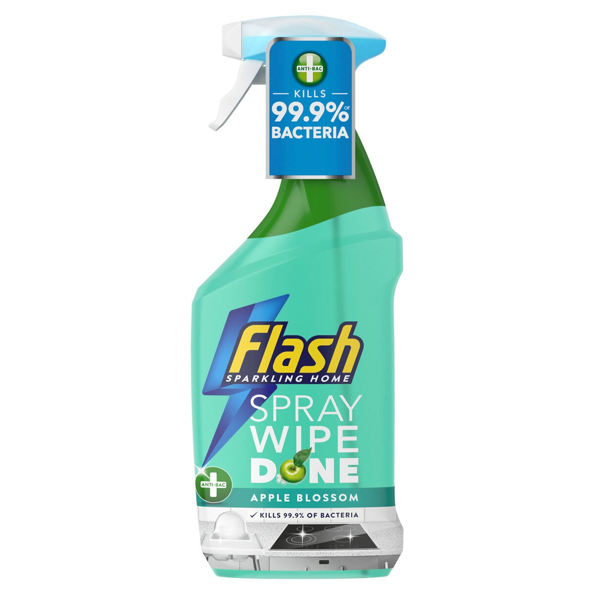 Flash Spray Wipe Done Apple Blossom, 800ml