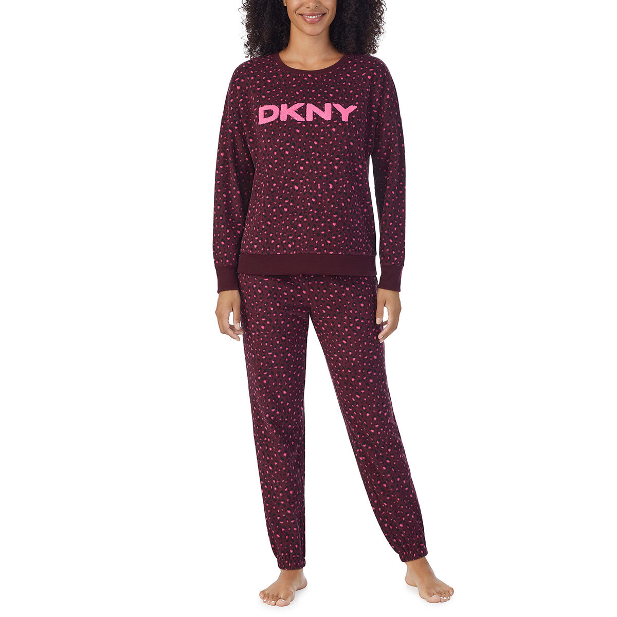  DKNY Girls' Leggings Set - 2 Piece Fleece Pullover