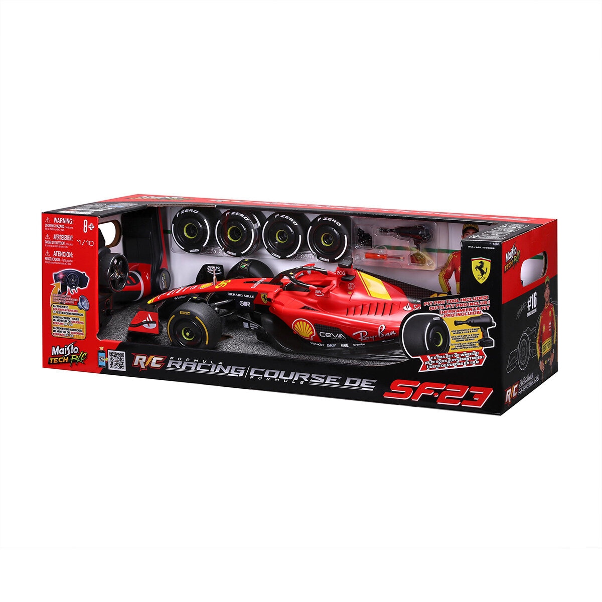 1:10 Formula Racing RC Ferrari Charles LeClerc (5+ Years)