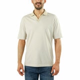 Jachs Mens Lightweight Knit Oxford Polo Shirt