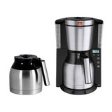 image of coffee machine with stainless steel jug