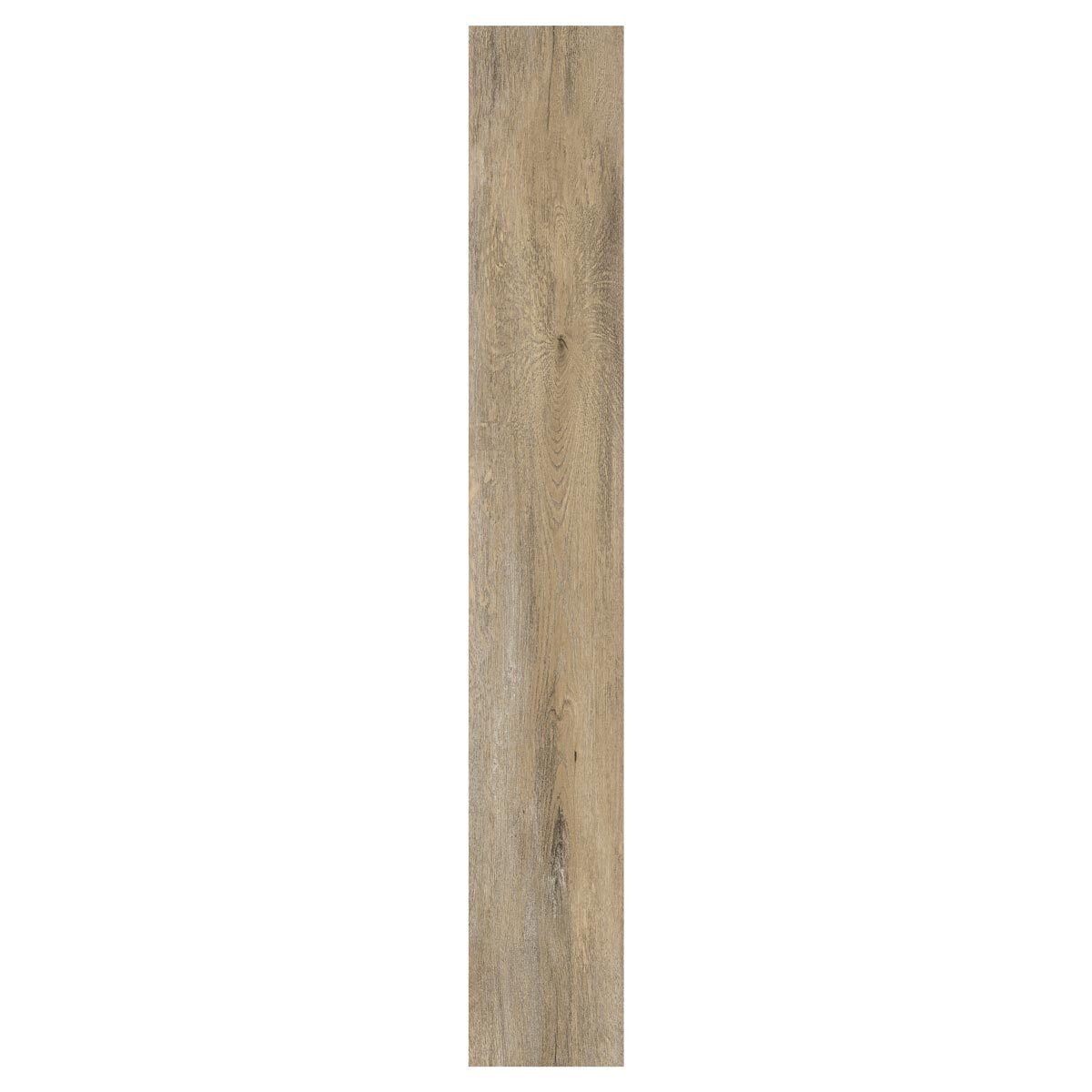 Individual plank of flooring on white background