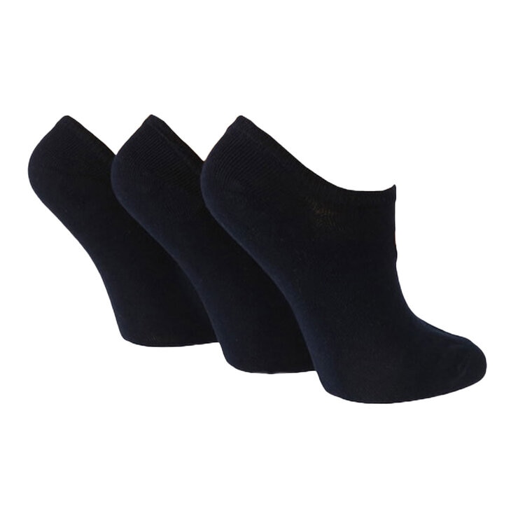 Caroline Gardner Ladies Trainer Sock 6 Pack in Navy