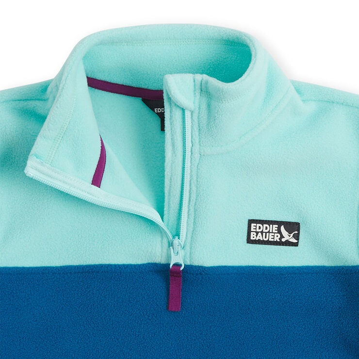 Eddie Bauer Youth Quest Pullover Fleece in Blue Eddie Bauer Youth Quest Pullover Fleece in Blue