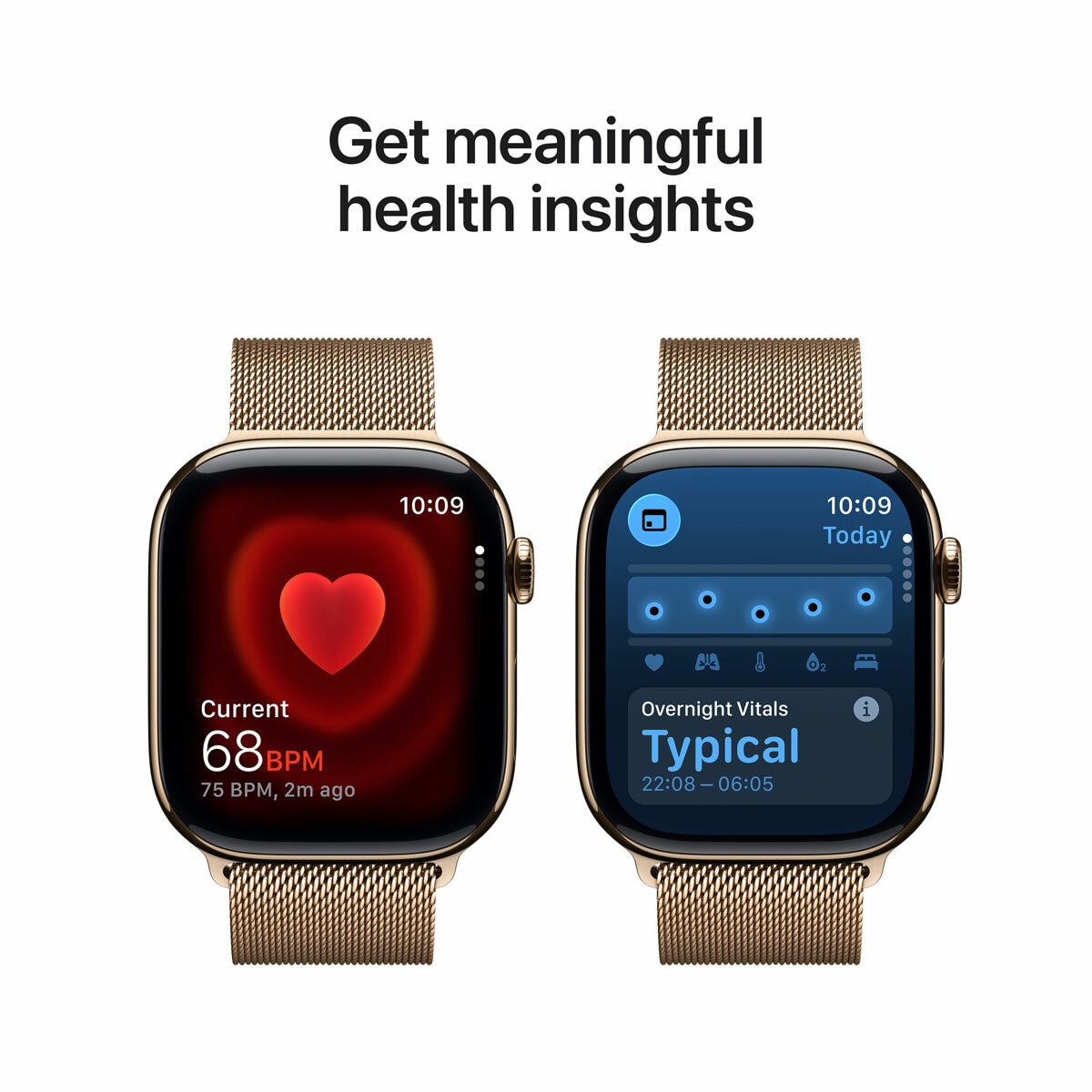 Buy Apple Watch Series 11 GPS + Cellular, 46mm Gold Titanium Case with Gold Milanese Loop - M/L, MFD84MP/A at costco.co.uk